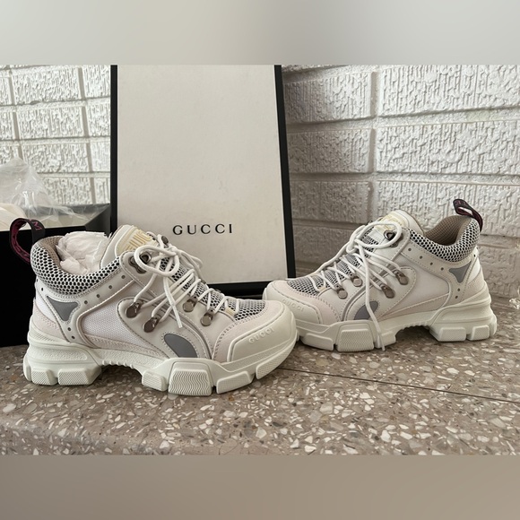 NIB AUTHENTIC GUCCI GLASHTREK SNEAKER - Picture 1 of 16